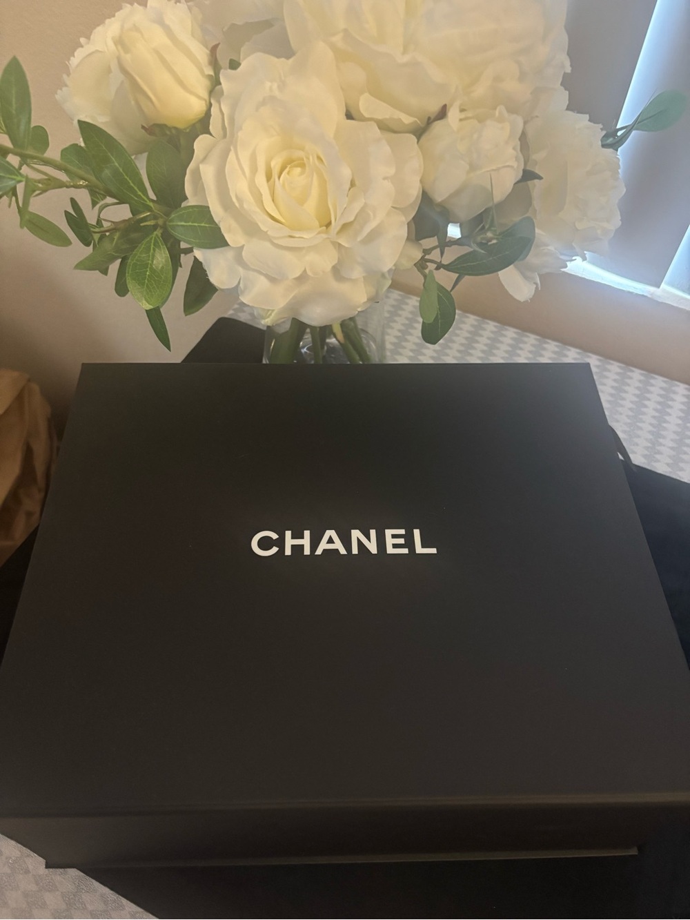 Chanel quilted chain bag